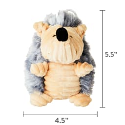Vibrant Life Gray Hedgehog Plush Dog Toy with Squeaker, Chew Level 2 - Thumbnail 9