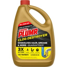 Liquid-Plumr Clog Destroyer Pro-Strength Drain Clog Remover, 80 fl oz - Thumbnail 2