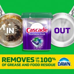Cascade Platinum Plus, Dishwasher Pods, Fresh, 57 Count - Thumbnail 2