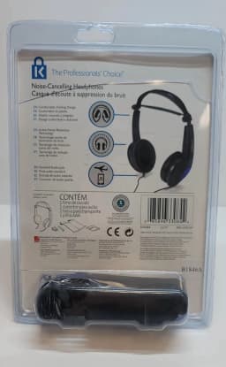 RHEA- Kensing K33084 Foldable Noise-Cancelling Headphones (New) - Thumbnail 2
