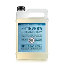 MRS. MEYER'S CLEAN DAY Liquid Dish Soap Refill, Biodegradable Formula, Rain Water, 48 fl. oz - Thumbnail 1