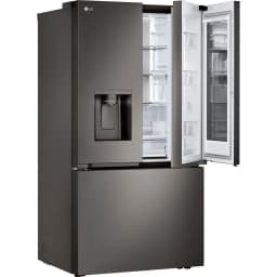 LG Counter Depth French Door Refrigerator, Black - Thumbnail 3