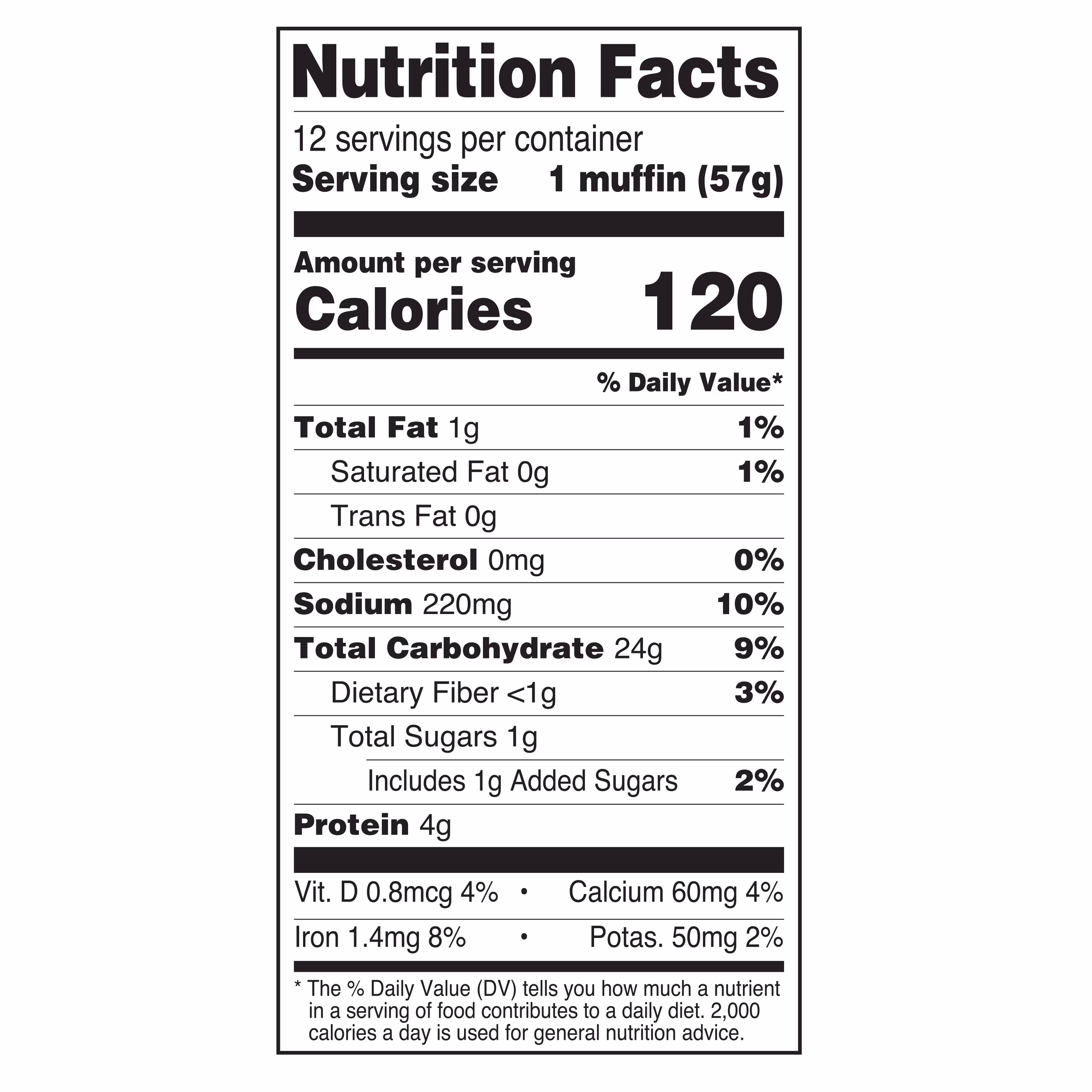 Great Value Original English Muffins, 24 oz Bag, 12 Count (Refrigerated) - Thumbnail 4
