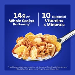 Honey Bunches of Oats with Almonds, Almond Breakfast Cereal, Family Size 18 oz Box - Thumbnail 4