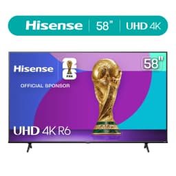 Hisense 58" Class 4K UHD LED LCD Roku Smart TV HDR R6 Series 58R6E - Thumbnail 1