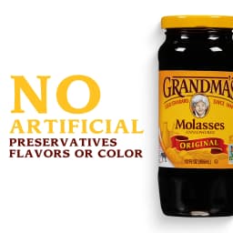Grandma's Unsulphured Original Molasses, Whole, 12 fl oz Jar - Thumbnail 4