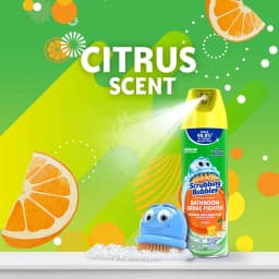 Scrubbing Bubbles Disinfectant Bathroom Shower & Tub Cleaner Grime Fighter Aerosol Spray, Citrus, 20 oz - Thumbnail 6