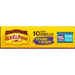 Old El Paso Stand 'N Stuff Taco Shells, Gluten Free, Meal Prep, 10 Count, 4.7 oz - Thumbnail 13