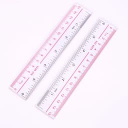 HonestMatter Plastic Ruler, Clear Ruler with Dual Scale for Measuring, School Supplies Ruler for Students Artists Designers and Office - Thumbnail 5