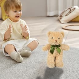 TOPRenddon Cute Bear Stuffed Animals, 10 Inch Soft Plush Stuffed Bears Toy Bulk with Bow Tie for Kids Boys Girls Graduation Baby Shower Christmas - Thumbnail 6