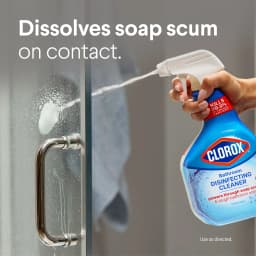 Clorox Bathroom Disinfecting Cleaner, Original, Spray Bottle, 30 fl oz - Thumbnail 8