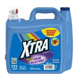 XTRA Laundry Detergent Liquid Plus Odor Blasters, 131 Loads, 203.1 Fl Oz - Thumbnail 1