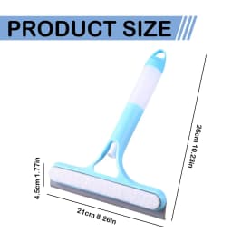 Window Cleaning Tool with Spray Bottle, Squeegee and Scrubber for Glass Shower Doors, Mirrors, and Car Windshield, Portable All-Purpose Cleaner Kit - Thumbnail 3