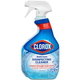 Clorox Bathroom Disinfecting Cleaner, Original, Spray Bottle, 30 fl oz - Thumbnail 2