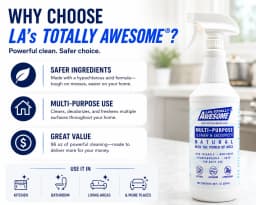 LA's Totally Awesome Hypochlorous Acid Spray (Pack of 3) - Multi Surface Cleaner, Pet & Family Safe, Non-Toxic Surface Cleaner & Odor Remover, No - Thumbnail 7