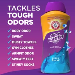 ARM & HAMMER Odor Blasters Laundry Scent Booster, Scent Beads Alternative, Fresh Burst Scent, 45 Oz - Thumbnail 4