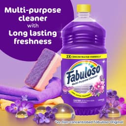 (2 pack) Fabuloso 2X Multi-Purpose Cleaner, No Rinse Floor Cleaner, Lavender Scent, 16.9 fl oz - Thumbnail 4