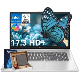 HP 17 inch Business Touchscreen Laptop, Intel Core i7-1355U, 32GB RAM, 1TB SSD, 17.3" HD+ Display, Backlit Keyboard - Thumbnail 1