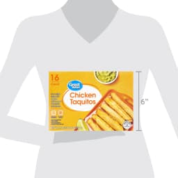 Great Value Flour Chicken Taquitos, 19.2 oz, 16 Count - Thumbnail 7