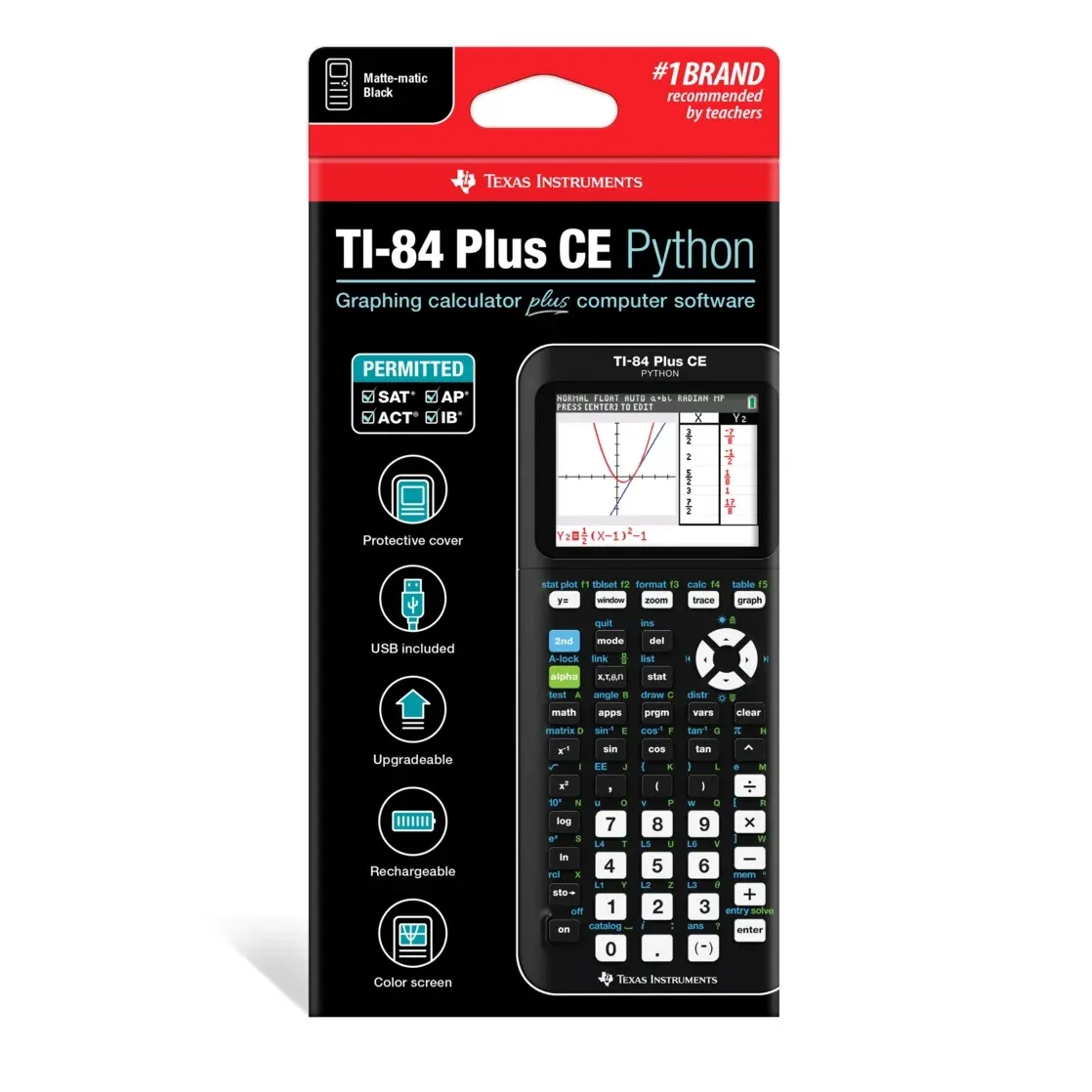 TI-84 Plus CE Python Graphing Calculator