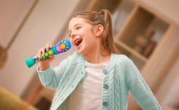 Ms. Rachel Sing Along Microphone, Includes Built-in Music and Lights, Children Ages 18+ Months - Thumbnail 8