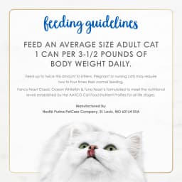 Purina Fancy Feast Ocean Whitefish & Tuna Classic Pate Wet Cat Food, 3 oz Can, 24 Pack - Thumbnail 7