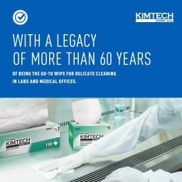 Kimtech Science Kimwipes Delicate Task Wipes (34133), Pop-Up Box, White (15 Boxes of 198 Sheets, 2,970 Sheet Total) - Thumbnail 3