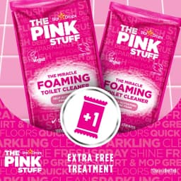 The Pink Stuff Miracle Power Foaming Toilet Cleaner, Self-Activating Formula, Stain Remover, 3 Treatments, 10.5 oz - Thumbnail 11