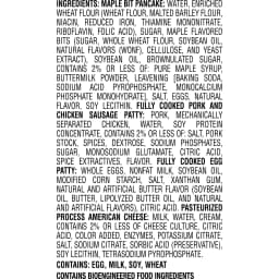 Jimmy Dean Frozen Breakfast Sandwich, Egg and Cheese Maple Griddle Cake, 4 Count - Thumbnail 9