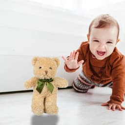 TOPRenddon Cute Bear Stuffed Animals, 10 Inch Soft Plush Stuffed Bears Toy Bulk with Bow Tie for Kids Boys Girls Graduation Baby Shower Christmas - Thumbnail 4