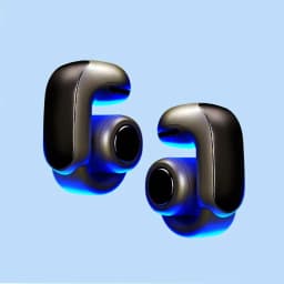 KLYNE- Wireless Bluetooth Earbuds Waterproof Sports Open Ear Clip Earphones Black - Thumbnail 6