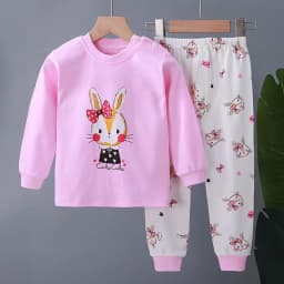 UngA Clothes for Toddler Baby Girl 3 6 12 18 24 Months 2T 3T 4T 5T Girls Fall Winter Outfits Fashion Long Sleeve Sweatshirt Sweat Pant Kids Toddler Tops Pant Sets Hot Pink,12-18 Months - Thumbnail 2