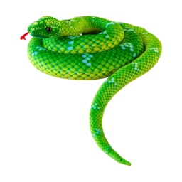 Gqtwoy Simulation Snake Plush Doll - Funny Boa Constrictor Toy for Kids, Soft Cloth Doll for Birthday Gift, Fun Spoof Toy, 7.87"x7.87"x1.57" - Thumbnail 1