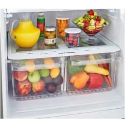 LG LTCS20020S 30" Wide 20.2 Cu. Ft. Energy Star Rated Top Freezer Refrigerator - Stainless Steel NEW - Thumbnail 6