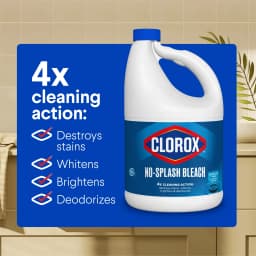 Clorox No Splash Bleach, 77 fl oz - Thumbnail 6
