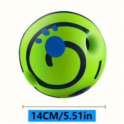 BYXAS Wobble Giggle Ball for Dogs, Interactive Dog Toys for Boredom, Squeaky Ball Dog Toys to Keep Them Busy, Pet Toys for Small Medium Large Dogs - Thumbnail 4