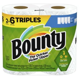 Bounty Paper Towels Select-a-Size, 2 Triple Rolls - Thumbnail 2