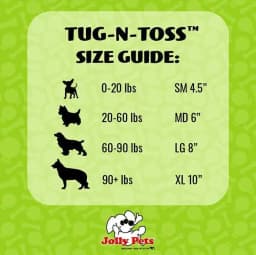 Jolly Pet Tug n Toss Dog Toy, 8", Orange - Thumbnail 9