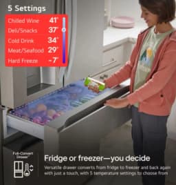 LG 4-Door French Door Refrigerator LF29S8365S, 29 cu. ft. Door-in-Door - Thumbnail 4