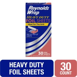 Reynolds Wrap Pre-Cut Pop-Up Heavy Duty Aluminum Foil Sheets, 14x10.25 inches, 30 Sheets - Thumbnail 1