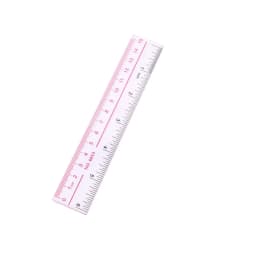 HonestMatter Plastic Ruler, Clear Ruler with Dual Scale for Measuring, School Supplies Ruler for Students Artists Designers and Office - Thumbnail 2