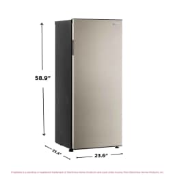 Frigidaire 10.0 Cu Ft Upright Convertible Refrigerator Freezer, Platinum Garage Ready Fridge or Freezer for Home, Kitchen, Basement, Office - Thumbnail 5