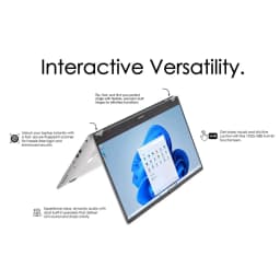 Gateway 15.6" 2-in-1 Convertible Laptop, AMD Ryzen 7 7730U, 16GB RAM, 1TB PCIe SSD, Full HD IPS Touchscreen, Gray - Thumbnail 2