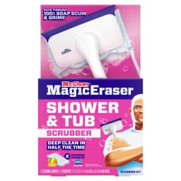Mr. Clean Shower & Tub Scrubber, Starter Kit, 1 Scrubber & 2 Erasers - Thumbnail 11