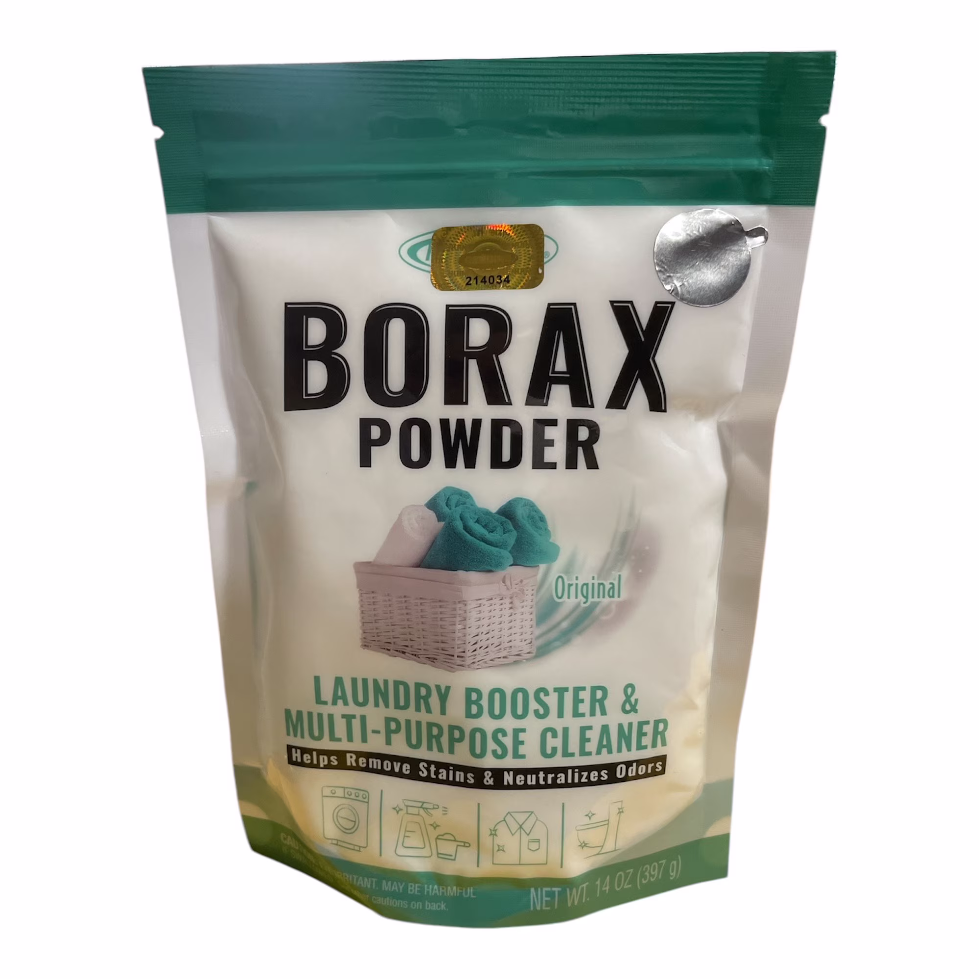 Borax Powder Laundry Booster and Multi-purpose Cleaner, 14 oz - Thumbnail 2