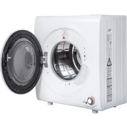 Euroco Portable Laundry Dryer Compact Tumble Dryer with 1400W Drying Power Stainless Steel Tub 9 lbs/2.65 Cu.Ft Capacity - Thumbnail 2