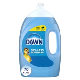 Dawn Ultra Dish Soap Liquid, Dishwashing Liquid, Grease Removal, Original, 70oz - Thumbnail 1