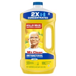 Mr. Clean Floor Cleaner, All Purpose Cleaner, Mop Soap, Lemon, Anti-Bacterial, 64 fl oz - Thumbnail 3