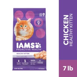 Iams Proactive Health Chicken Dry Cat Food For Kittens, 7 Lb Bag - Thumbnail 4