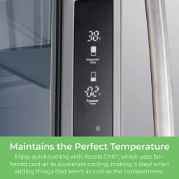 Kenmore 17.5 Cu. ft. Capacity Counter-Depth French Door Refrigerator and Freezer with Ice Maker, Stainless Steel - Thumbnail 15
